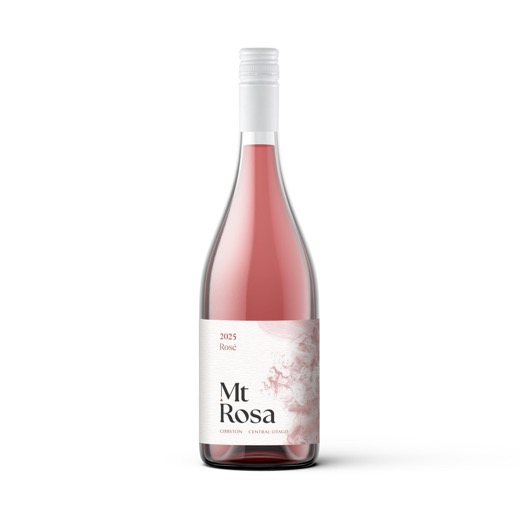 Bottle of Mt Rosa Rosé 2025
