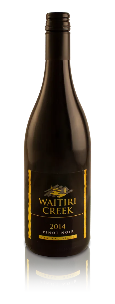Bottle of Waitiri Creek Pinot Noir 2014